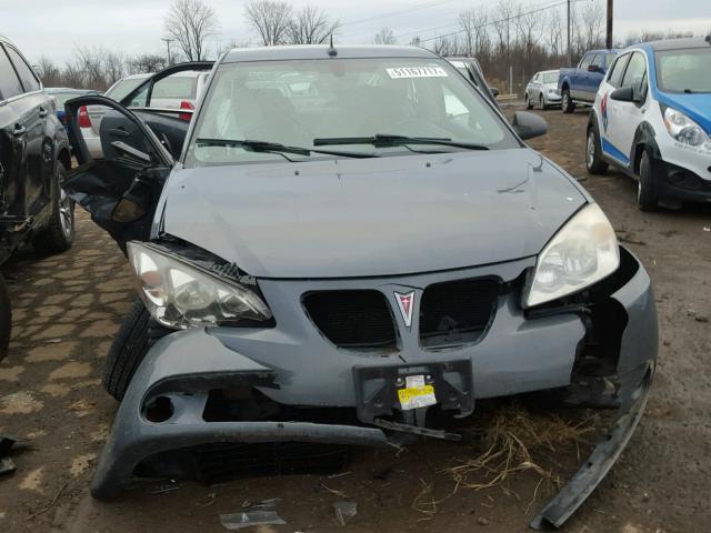 1G2ZF57B884246958 - 2008 PONTIAC G6 VALUE L GRAY photo 10