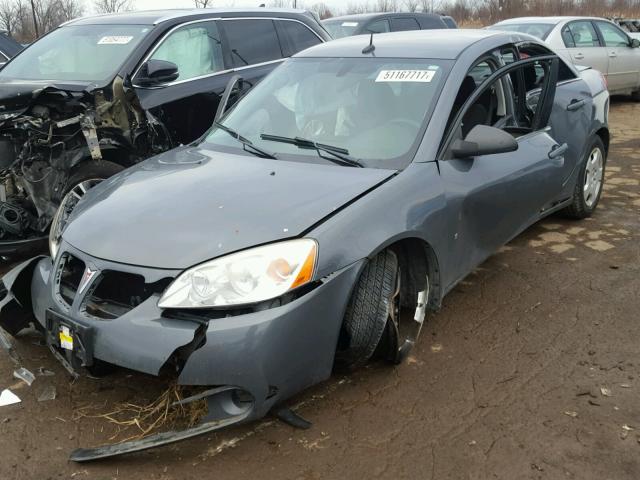 1G2ZF57B884246958 - 2008 PONTIAC G6 VALUE L GRAY photo 2