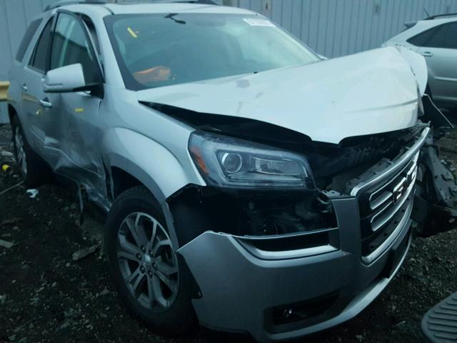 1GKKVRKD8FJ362082 - 2015 GMC ACADIA SLT SILVER photo 1