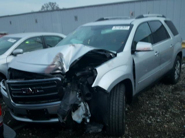 1GKKVRKD8FJ362082 - 2015 GMC ACADIA SLT ვერცხლისფერი ფოტო 2