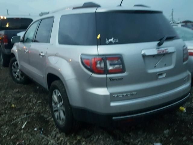 1GKKVRKD8FJ362082 - 2015 GMC ACADIA SLT ვერცხლისფერი ფოტო 3