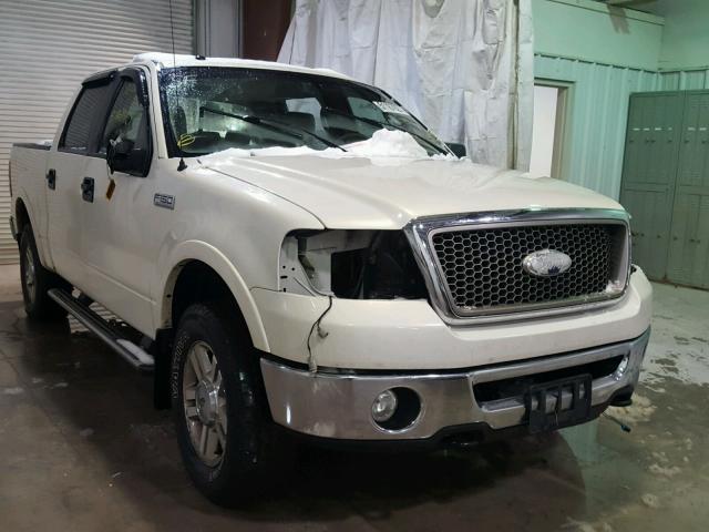 1FTPW14587FA54114 - 2007 FORD F150 SUPER WHITE photo 1