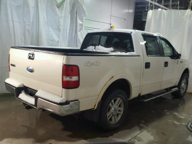 1FTPW14587FA54114 - 2007 FORD F150 SUPER WHITE photo 4