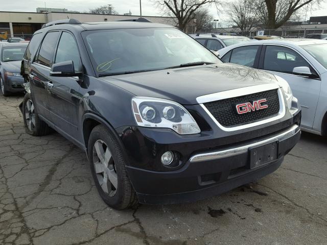 1GKKVRED0BJ383899 - 2011 GMC ACADIA SLT BLACK photo 1