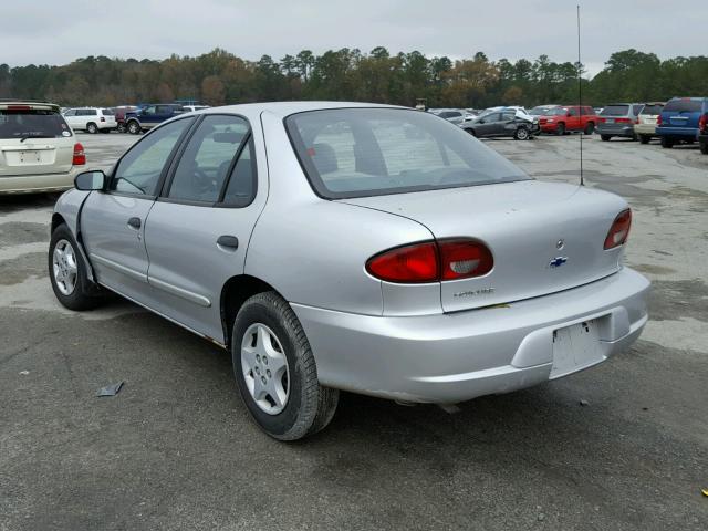 1G1JC524527230418 - 2002 CHEVROLET CAVALIER B SILVER photo 3