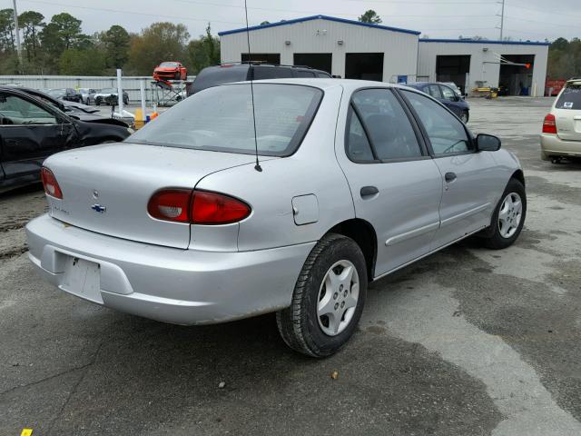 1G1JC524527230418 - 2002 CHEVROLET CAVALIER B SILVER photo 4