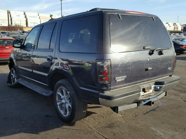 1FMPU16L41LB09034 - 2001 FORD EXPEDITION BLUE photo 3