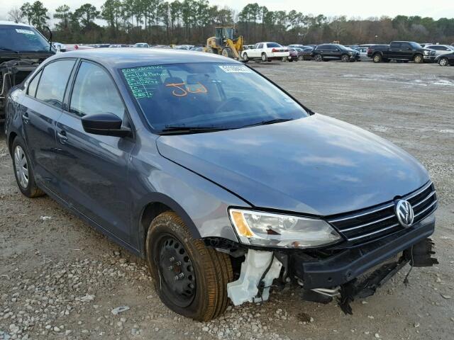 3VW267AJ3GM250702 - 2016 VOLKSWAGEN JETTA S GRAY photo 1