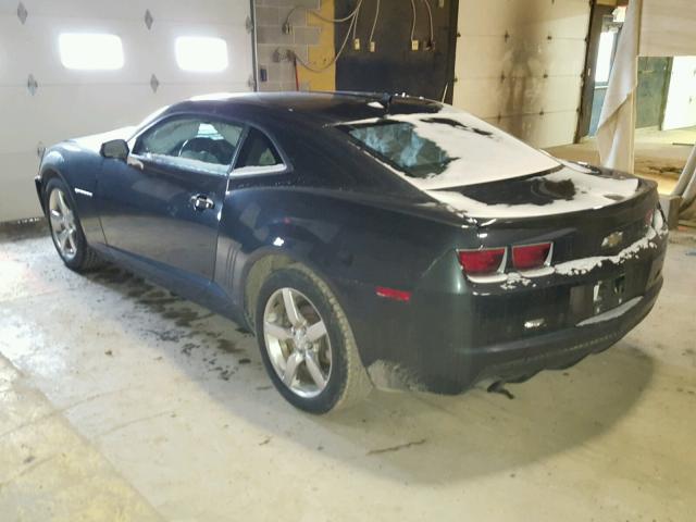 2G1FB1E3XD9180377 - 2013 CHEVROLET CAMARO LT GRAY photo 3