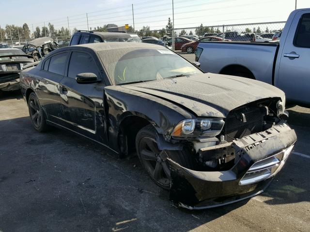 2C3CDXBG8DH640306 - 2013 DODGE CHARGER SE BLACK photo 1