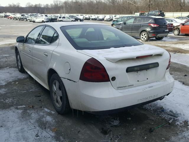 2G2WP552X81109423 - 2008 PONTIAC GRAND PRIX WHITE photo 3