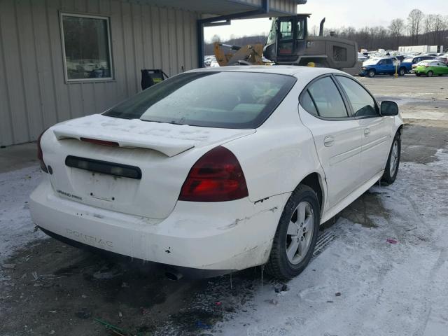 2G2WP552X81109423 - 2008 PONTIAC GRAND PRIX WHITE photo 4