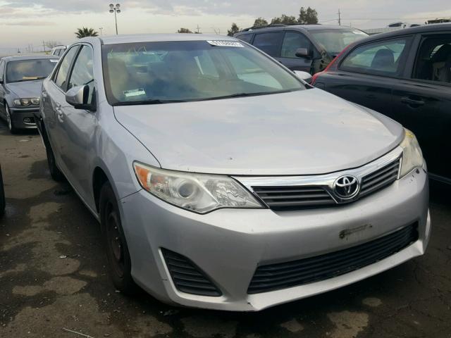 4T1BF1FK5CU506566 - 2012 TOYOTA CAMRY BASE SILVER photo 1