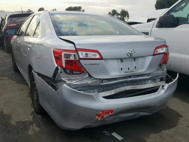 4T1BF1FK5CU506566 - 2012 TOYOTA CAMRY BASE SILVER photo 3