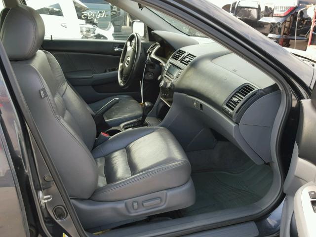 1HGCM66535A045038 - 2005 HONDA ACCORD EX BLUE photo 5