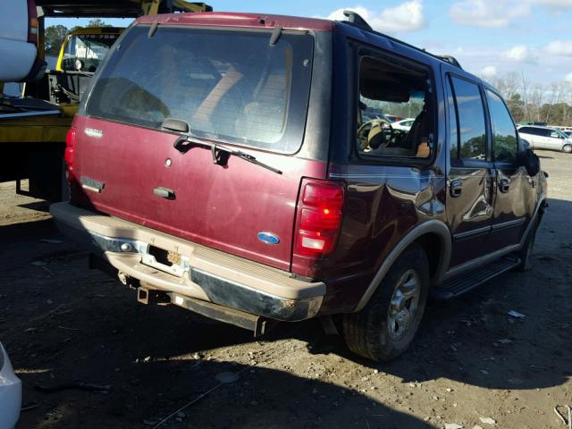 1FMEU17L9VLA85468 - 1997 FORD EXPEDITION BURGUNDY photo 4