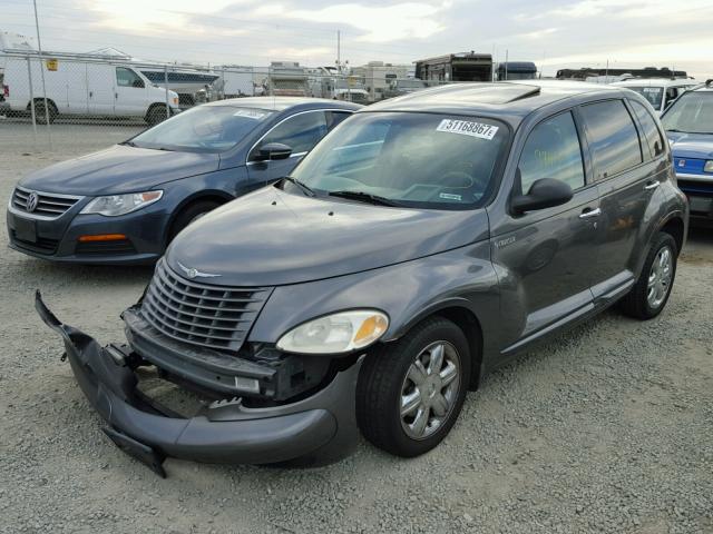 3C8FY68B14T356556 - 2004 CHRYSLER PT CRUISER GRAY photo 2