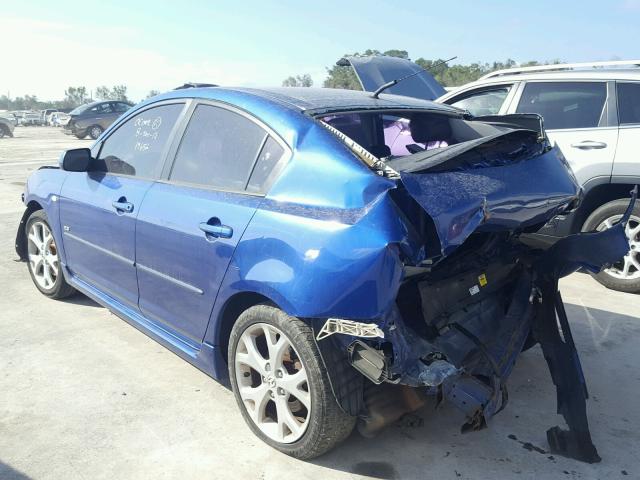 JM1BK324571620674 - 2007 MAZDA 3 S BLUE photo 3