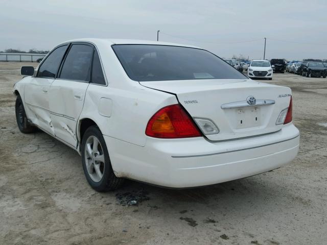 4T1BF28BX1U182823 - 2001 TOYOTA AVALON XL WHITE photo 3