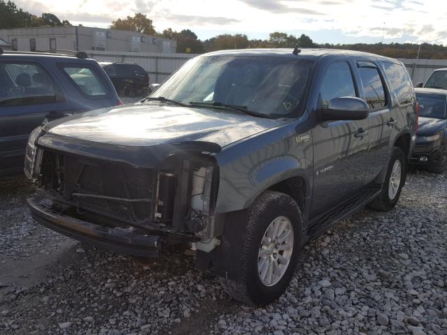 1GKFK13519R107864 - 2009 GMC YUKON HYBR BLUE photo 2