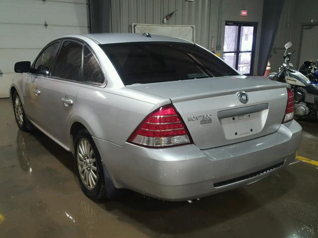 1MEHM42187G609065 - 2007 MERCURY MONTEGO PR 银色 照片 3