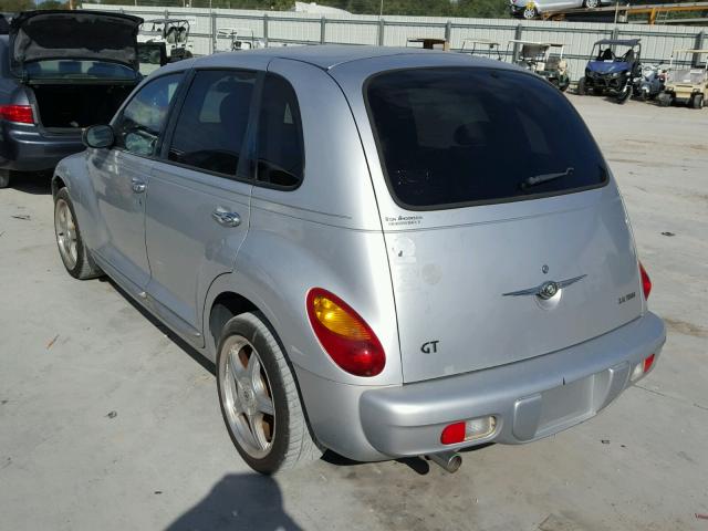 3C8FY78G23T539982 - 2003 CHRYSLER PT CRUISER SILVER photo 3