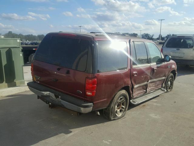 1FMRU15L3YLB92248 - 2000 FORD EXPEDITION RED photo 4