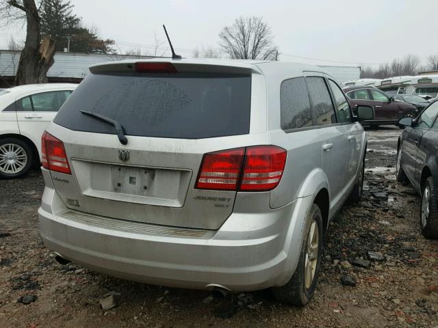 3D4GG57V99T560921 - 2009 DODGE JOURNEY SX GRAY photo 4