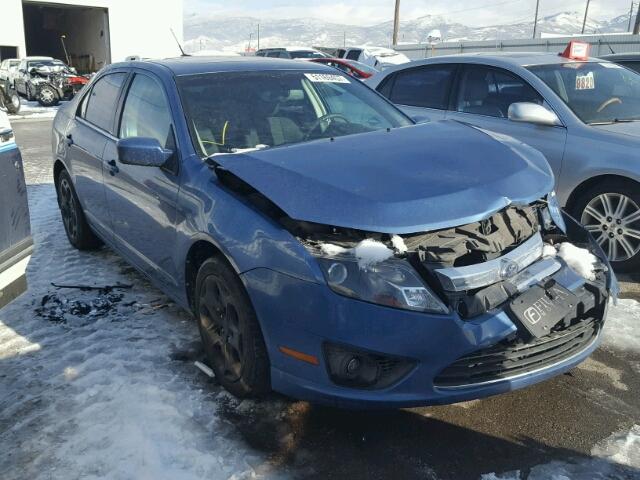 3FAHP0HA9AR252042 - 2010 FORD FUSION SE BLUE photo 1