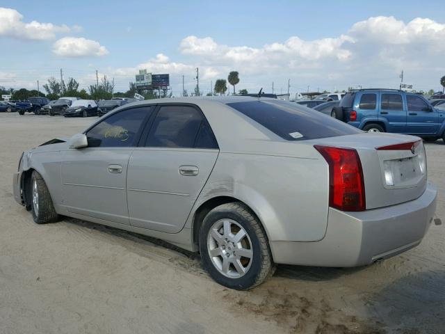 1G6DP577970183408 - 2007 CADILLAC CTS HI FEA SILVER photo 3