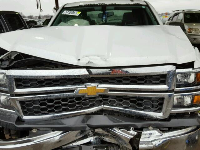 3GCPCPEH9EG322006 - 2014 CHEVROLET SILVERADO WHITE photo 7