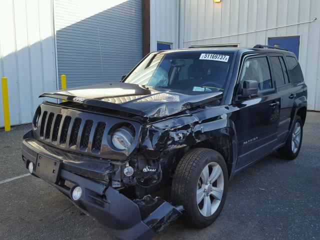 1C4NJRFB3ED651347 - 2014 JEEP PATRIOT LA BLACK photo 2