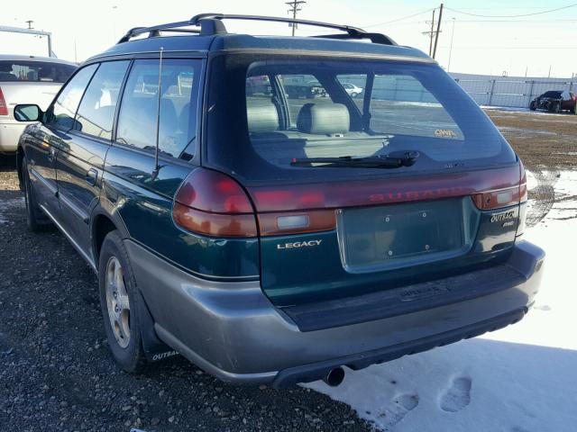 4S3BG6859W7610180 - 1998 SUBARU LEGACY 30T GREEN photo 3