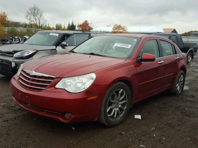 1C3LC66M37N682195 - 2007 CHRYSLER SEBRING LI RED photo 2