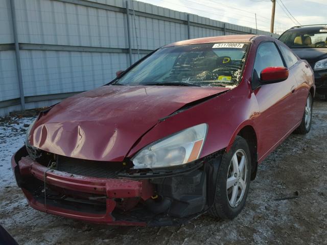 1HGCM72575A022728 - 2005 HONDA ACCORD LX RED photo 2