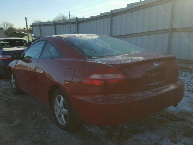 1HGCM72575A022728 - 2005 HONDA ACCORD LX RED photo 3