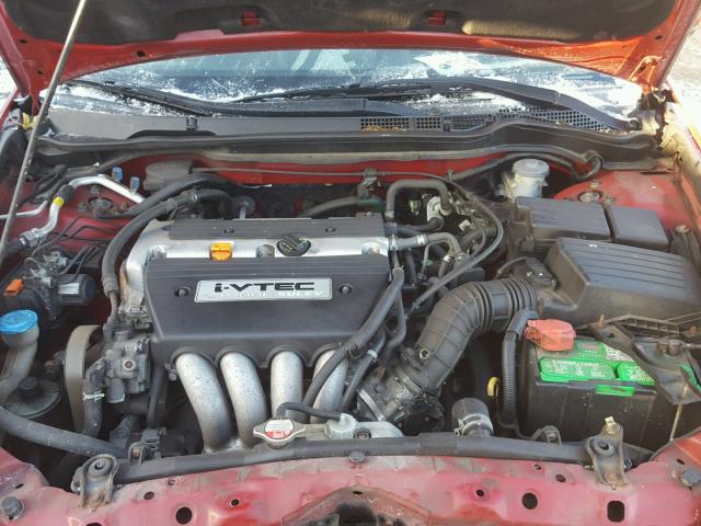 1HGCM72575A022728 - 2005 HONDA ACCORD LX RED photo 7