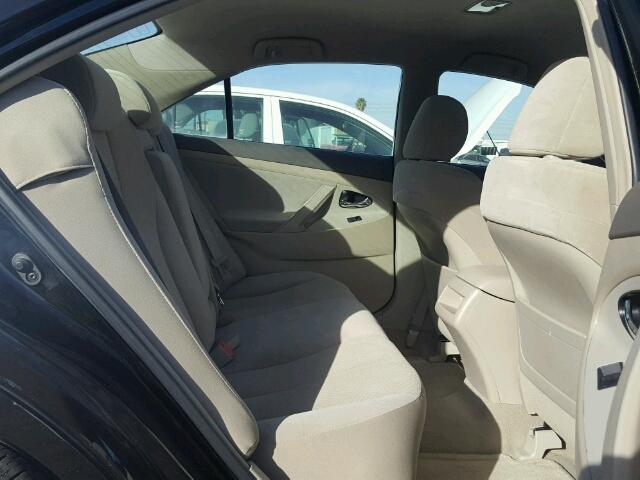4T4BE46K19R100206 - 2009 TOYOTA CAMRY BASE BLACK photo 6