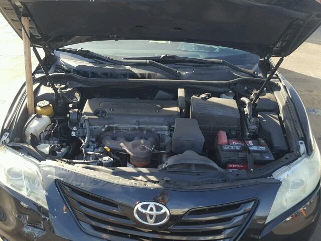 4T4BE46K19R100206 - 2009 TOYOTA CAMRY BASE BLACK photo 7