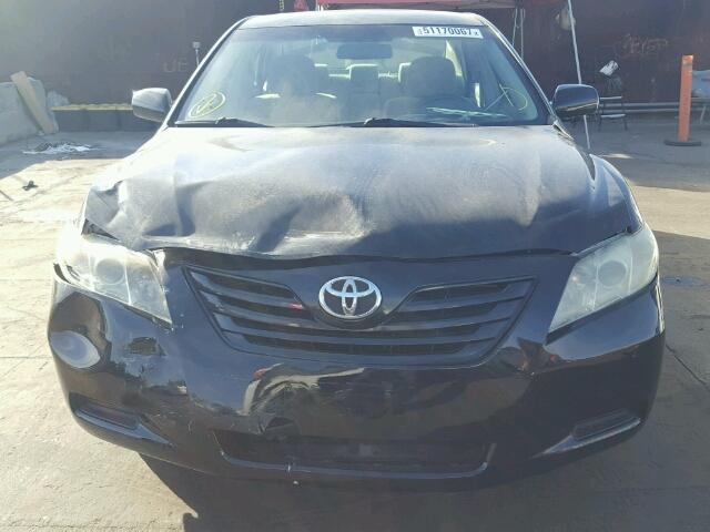 4T4BE46K19R100206 - 2009 TOYOTA CAMRY BASE BLACK photo 9