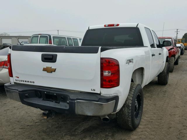 1GC4KVBG0AF141670 - 2010 CHEVROLET SILVERADO WHITE photo 4