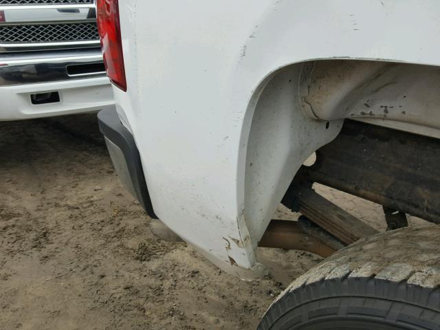 1GC4KVBG0AF141670 - 2010 CHEVROLET SILVERADO WHITE photo 9