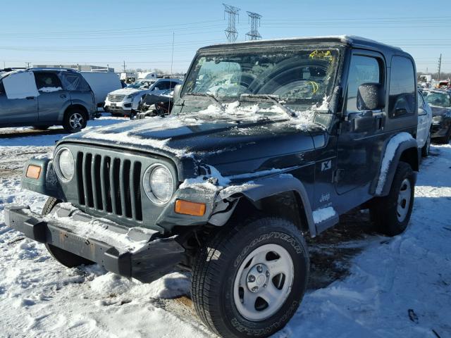 1J4FA39S13P357321 - 2003 JEEP WRANGLER C GREEN photo 2