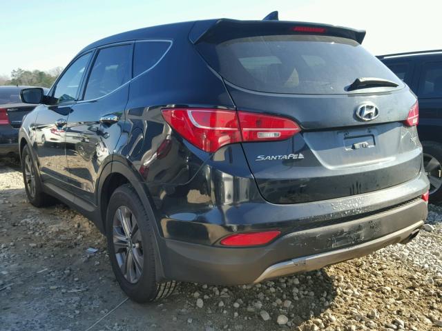 5XYZT3LB1DG043470 - 2013 HYUNDAI SANTA FE S BLACK photo 3