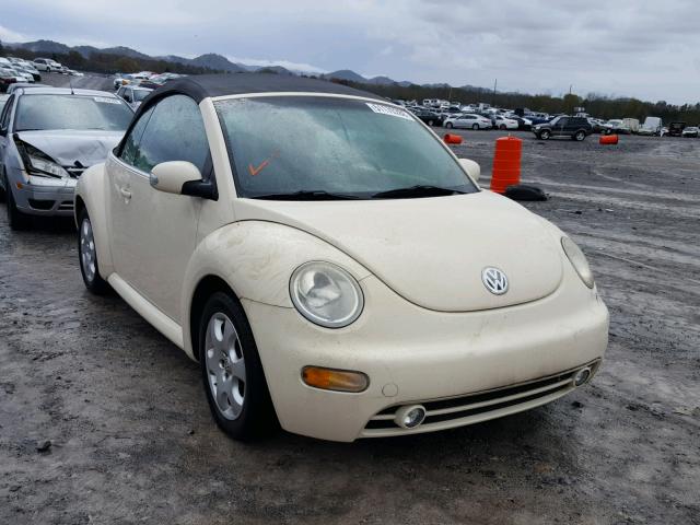 3VWCK21Y53M309825 - 2003 VOLKSWAGEN NEW BEETLE 奶油色 照片 1