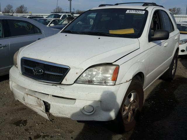 KNDJD733665569258 - 2006 KIA SORENTO EX WHITE photo 2