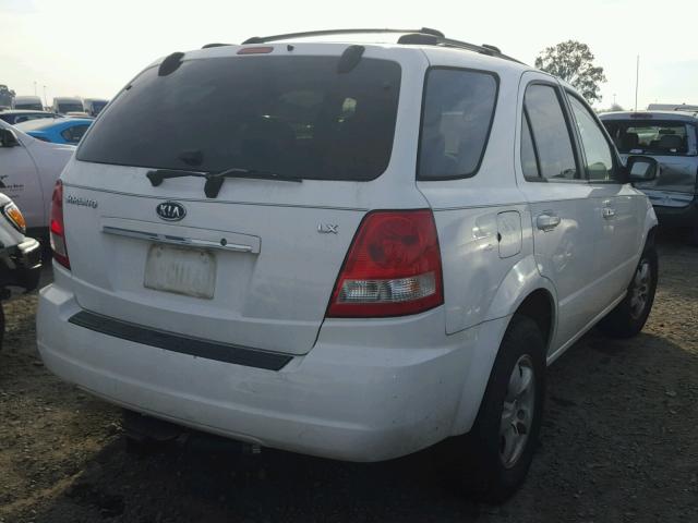 KNDJD733665569258 - 2006 KIA SORENTO EX WHITE photo 4