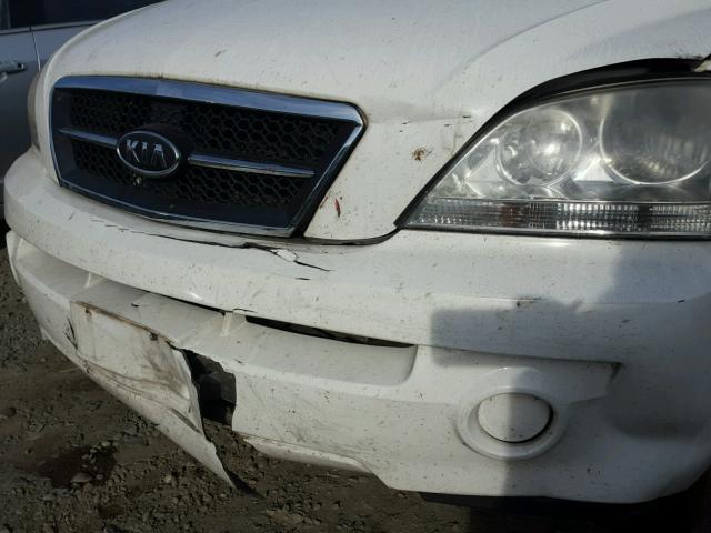 KNDJD733665569258 - 2006 KIA SORENTO EX WHITE photo 9