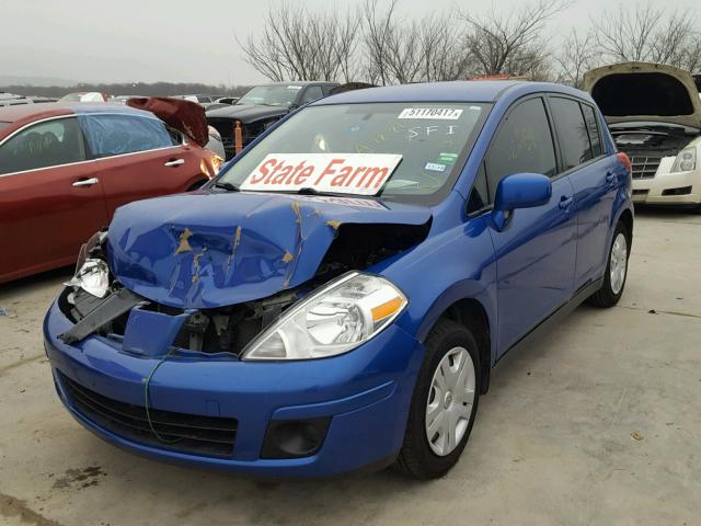 3N1BC1CP4CK199357 - 2012 NISSAN VERSA S BLUE photo 2