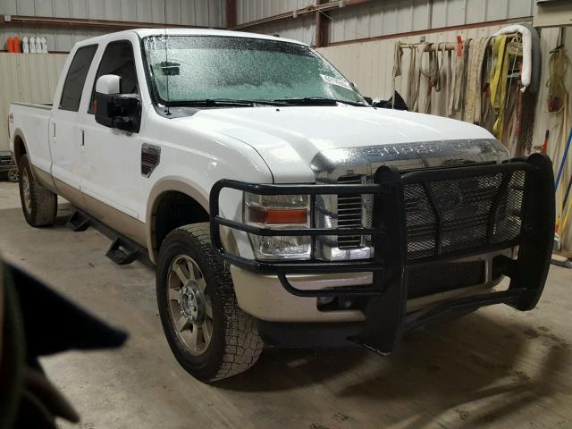 1FTSW21R98ED00991 - 2008 FORD F250 SUPER WHITE photo 1